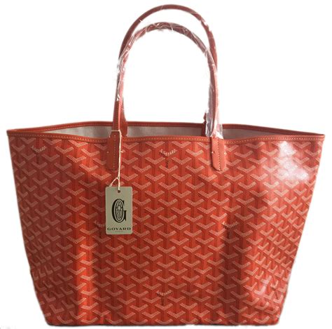 goyard saint louis tote orange|goyard st louis pm price.